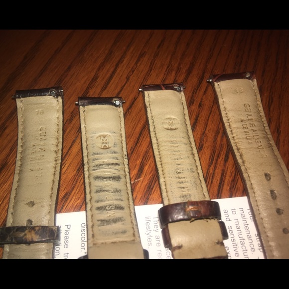 Authentic genuine alligator Michele watch bands - Picture 7 of 7